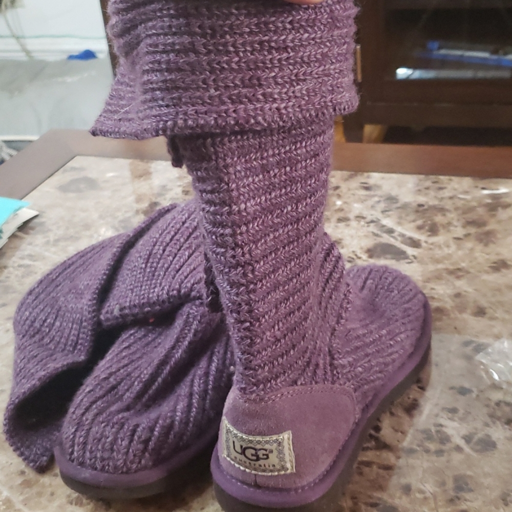 UGG Classic Cardy Port Knit Boot